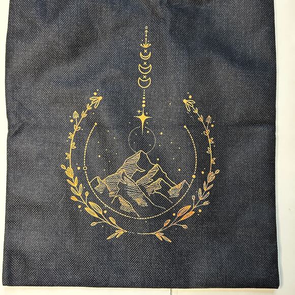 A Court of Thorns and Roses (ACOTAR) Inspired Celestial Mountain & Moon Tote Bag - Picture 2 of 3